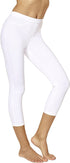 Womens Classic Denim Capri Legging with Pockets